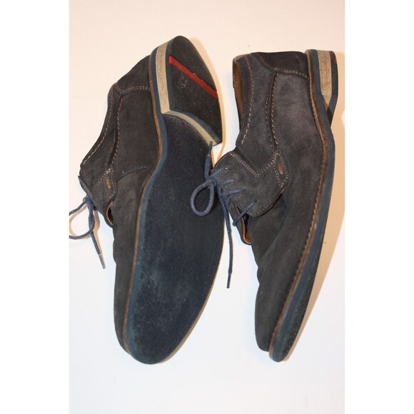 HEL by LLOYD Blue Suede Shoes Mens sz 9 Made in Germany Casual Work - Picture 6 of 14